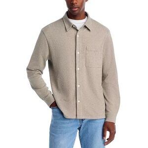 Madewell The Devoe Knit Shirt Oatmeal Speckle XXL New With Tags